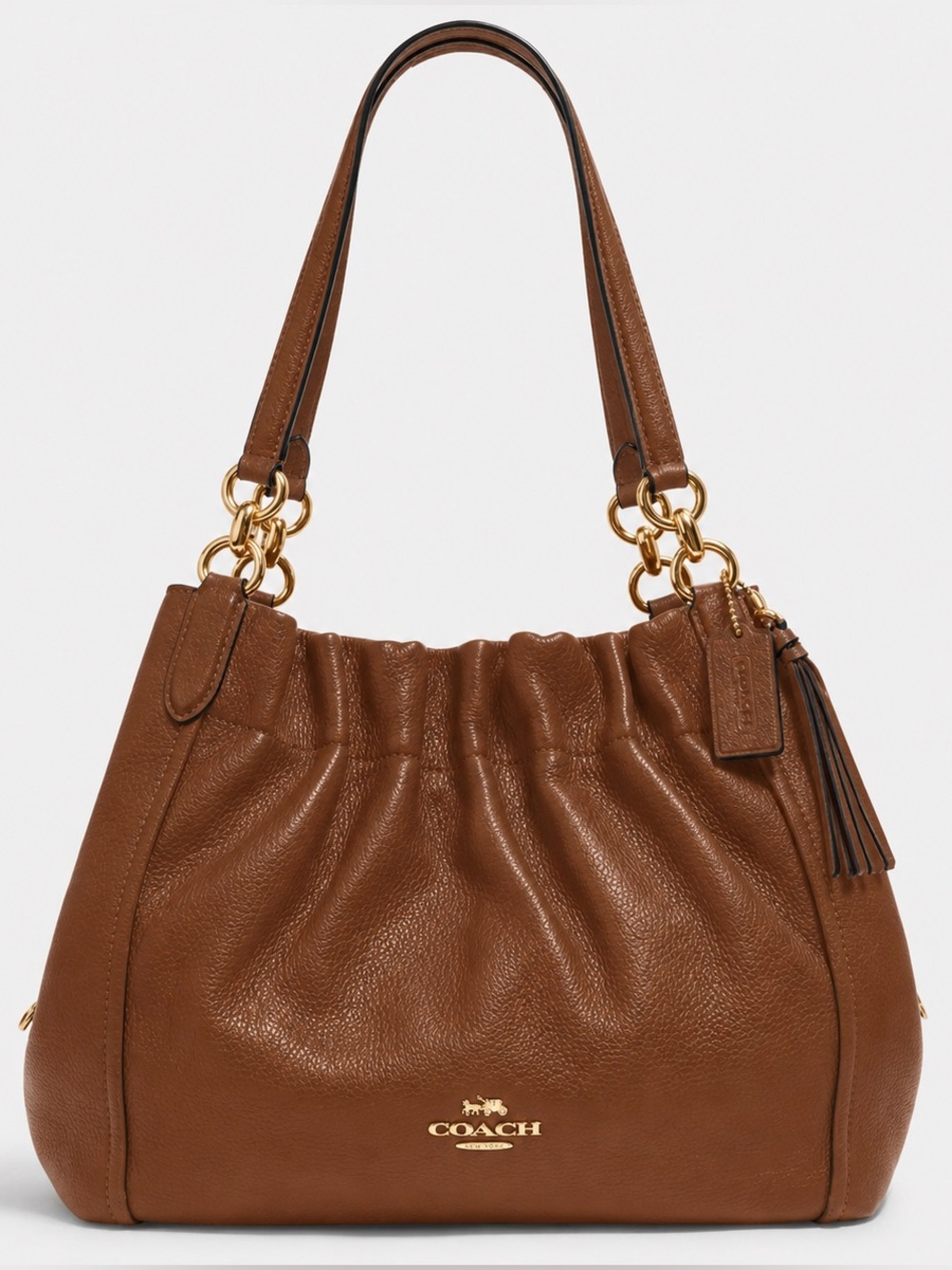 COACH Maya Shoulder Bag in Redwood (Brown) NWOT $450